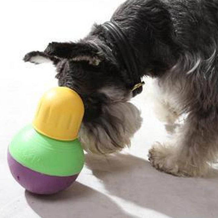 Starmark Treat Dispensing Bob-a-Lot Dog Toy, All Breed Sizes (Pack of 1) Small