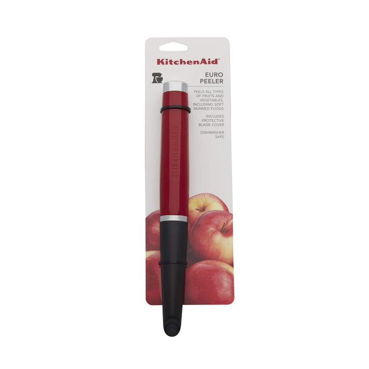 KitchenAid Classic Euro Peeler, One Size Red 2 Empire Red 8.7-Inch