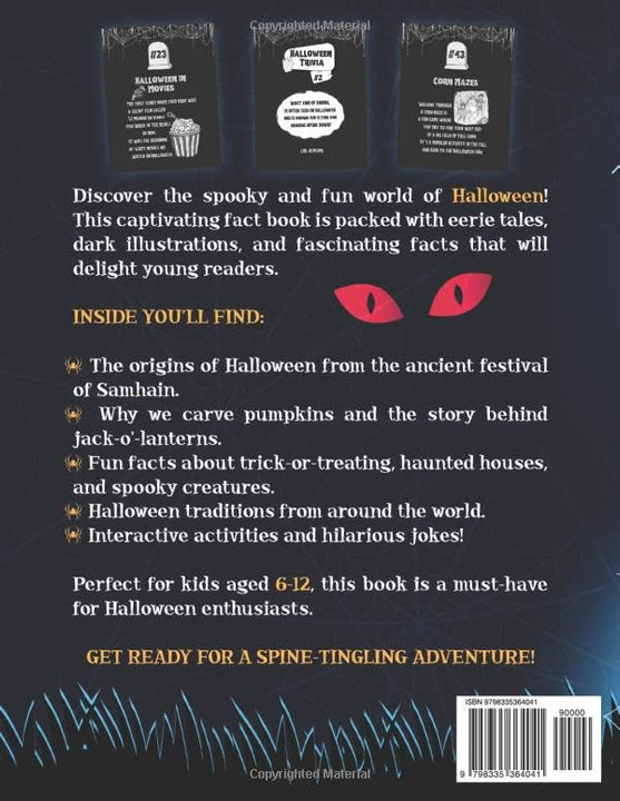 A Boo-tiful Fact Book: Halloween Haunts and Hoots: Spooky Stories and Halloween Fun Facts Book for Kids