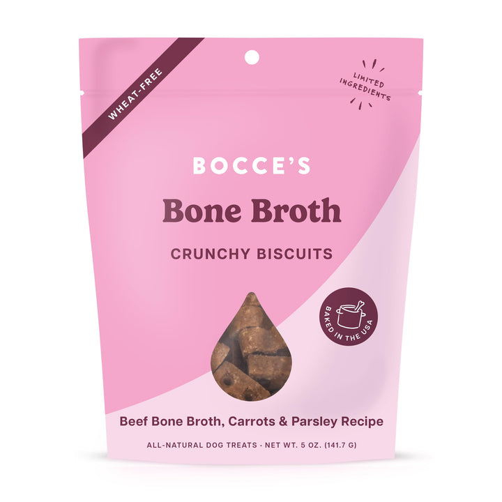 Bocce's Bakery - Limited Edition Wheat-Free Dog Treats, Burgers & Fries Biscuits, 5 oz Burgers and Fries 5 Ounce (Pack of 1)