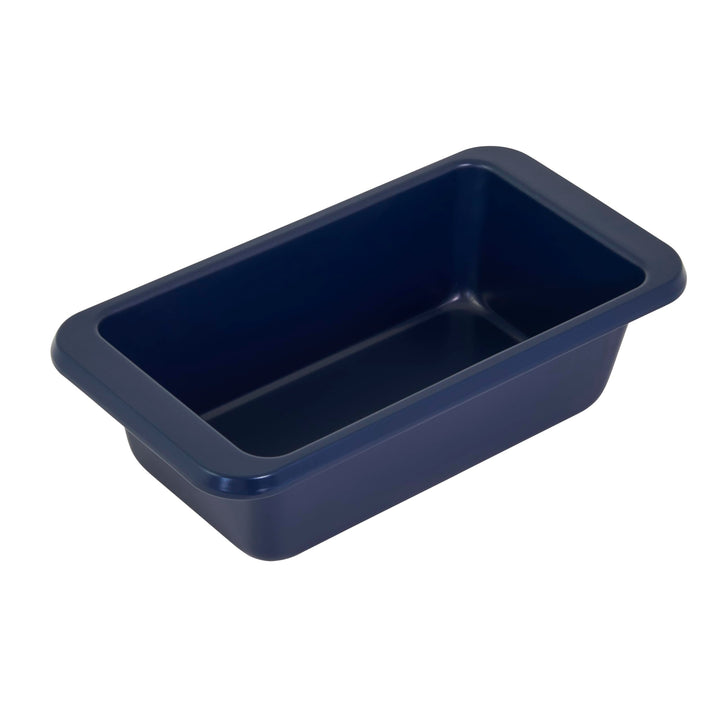 KitchenAid 9 x 5-In Nonstick Swiss Engineered Aluminized Steel Loaf Pan, Dishwasher Safe, Ink Blue 9x5in