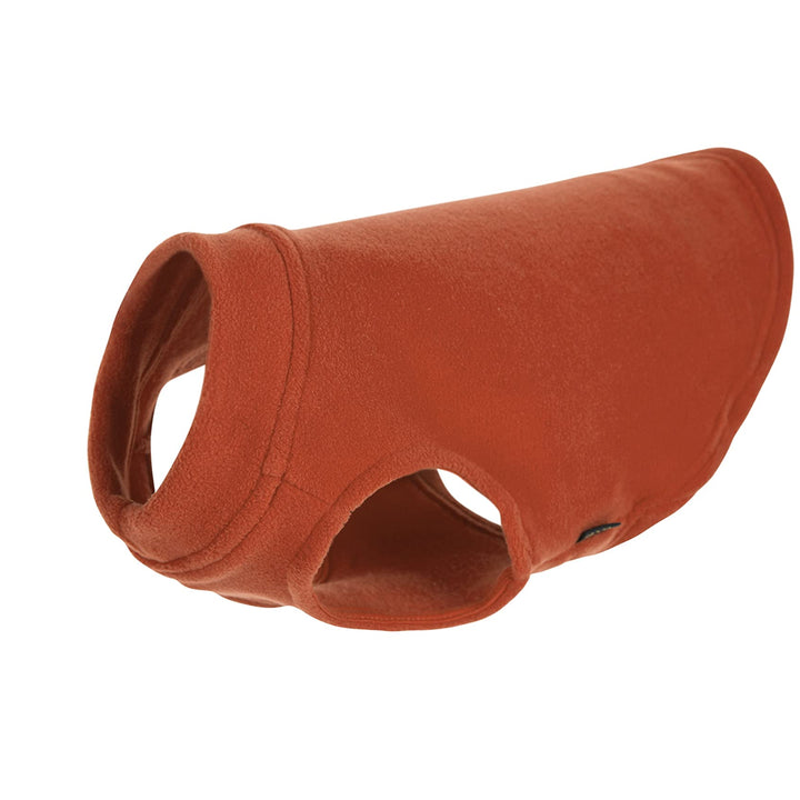 Gooby Stretch Fleece Vest Dog Sweater - Pumpkin, X-Small - Warm Pullover Fleece Dog Jacket - Winter Dog Clothes for Small Dogs Boy or Girl - Dog Sweaters for Small Dogs to Dog Sweaters for Large Dogs X-Small Length (7")