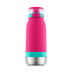 Ello Emma 14oz Vacuum Insulated Stainless Steel Kids Water Bottle with Straw and Built-in Carrying Handle and Leak-Proof Locking Lid for School Backpack, Lunchbox and Outdoor Sports Tropic Pink