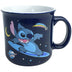 Silver Buffalo Disney Lilo and Stitch Far Out Ceramic Camper-Style Coffee Mug, 20-Ounces