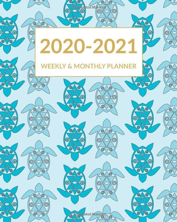 2020 2021 Weekly & Monthly Planner: Sea Turtles Academic Planner Calendar Schedule Organizer July 2020 to June 2021 Agenda Planning with Important Dates Notes To-Do Lists