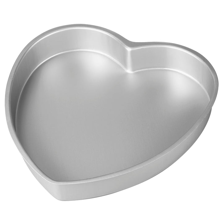 Wilton Decorator Preferred Heart Shaped Aluminum Cake Pan, 10-Inch, Light 1 Count (Pack of 1)