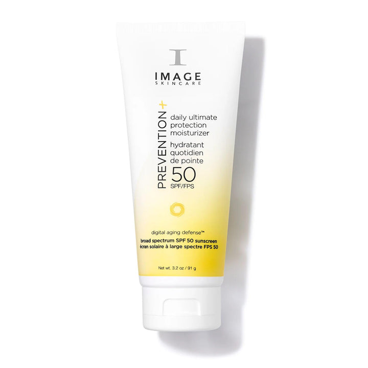 IMAGE Skincare, PREVENTION+ Daily Ultimate Protection Moisturizer SPF 50 Face Sunscreen Lotion, Zinc Oxide, Sheer Finish,  Exclusive, 3.2 oz