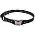 Educator Quick Snap Bungee Dog Collar, Biothane, Waterproof, Odorproof, Easy Connect and Disconnect Clasp and D Ring with Comfort Bungee Loop, Adjustable for Custom Fit, 1-Inch, Black 1" Wide Fits 800 and 1200 Series