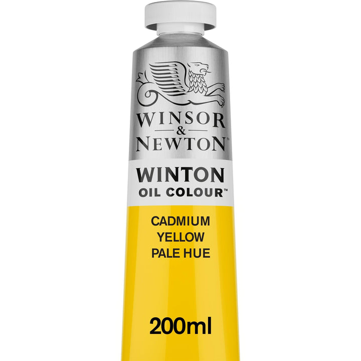 Winsor & Newton Winton Oil Color, 200ml (6.75-oz) Tube, Cadmium Yellow Pale Hue 6.75-oz Tube