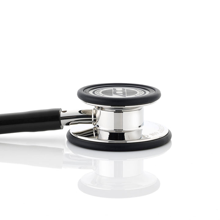 ADC Adscope 608 Premium Convertible Clinician Stethoscope with Tunable AFD Technology, For Adult and Pediatric Patients, Mirror/Black Mirror Black