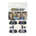 EyeBlack Penn State University Nittany Lions Under Eye Fan Sticker-College - Football, Basketball, Softball, Baseball, Tailgate, Cheer- Peel-n-Stick- 6 Strips (3 Pairs)