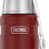 THERMOS Stainless King Vacuum-Insulated Food Jar with Spoon, 16 Ounce, Rustic Red