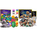 NATIONAL GEOGRAPHIC Rock Painting and Rock Collection Kit Paint with Water Kits + Fossils Kit – 200+