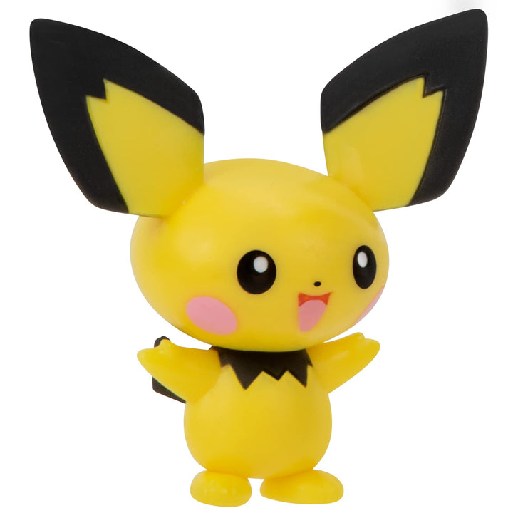 Pokémon Select Evolution 3 Pack - Features 2-Inch Pichu and Pikachu and 3-Inch Raichu Battle Figures Pichu, Pikachu & Raichu