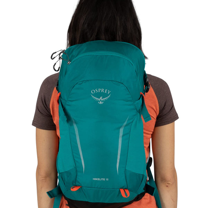 Osprey Hikelite 18L Unisex Hiking Backpack, Escapade Green