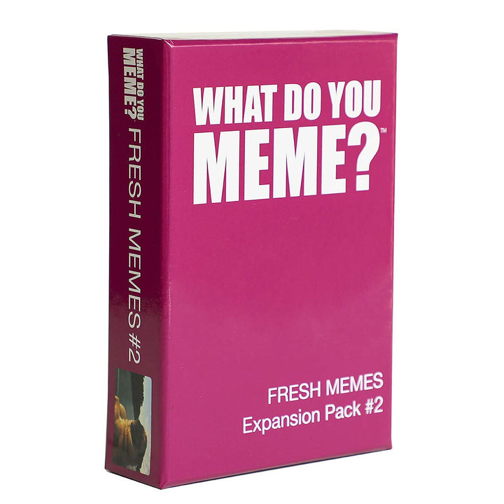 WHAT DO YOU MEME? Fresh Memes #2 Expansion Pack - Adult Card Games for Game Night from Expansion Pack #2