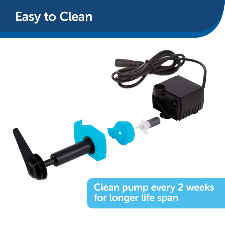 PetSafe Replacement Pump for Pet Drinking Fountains, Compatible with PetSafe Drinkwell Platinum and Platinum LED Dog and Cat Water Dispensers - PAC00-13204,Black