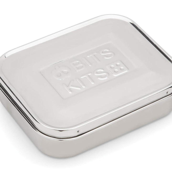 Stainless Steel Bento Box Lunch and Snack Container for Kids and Adults, 1 Compartment, 3 Cup Capacity, Color-Silver Lunch Box, 1 Section