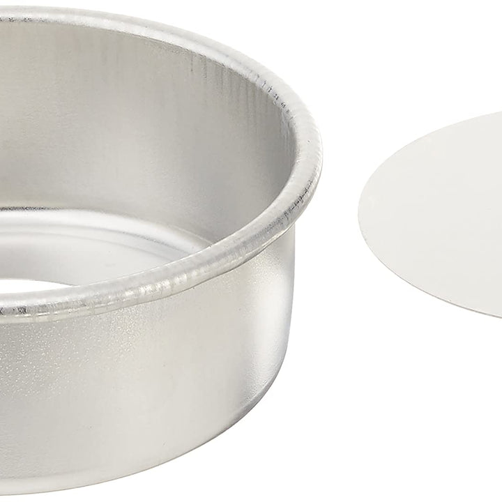 Nordic Ware Naturals Aluminum Bakeware Cheesecake Pan, Silver 6-Inch Round with Removable Bottom