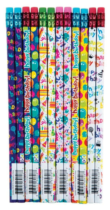 Raymond Geddes Birthday Number 2 Pencils For Kids (Pack of 72)