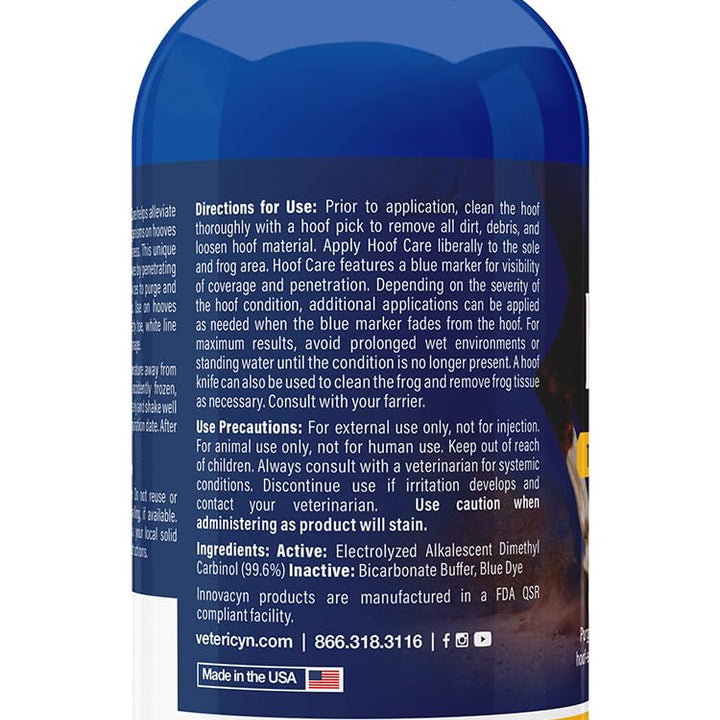 Vetericyn Equine Hoof Care for Sole and Frog Damage Caused by Thrush, White Line Separation, and Seedy Toe – 8 Ounces