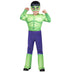 Marvel Avengers Official Toddler Halloween Costume - Premium Quality Padded Jumpsuit and Fabric Mask (3T-4T) Hulk