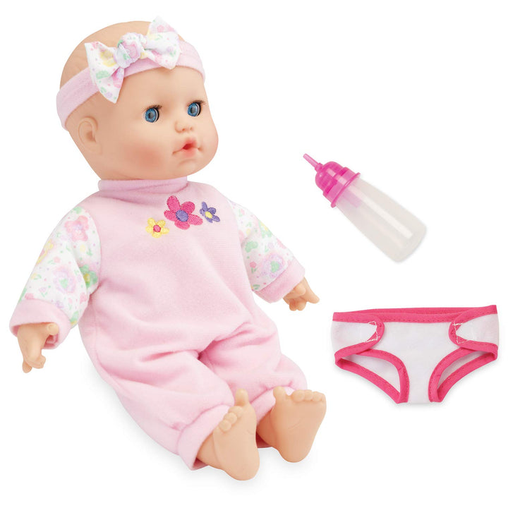 Kidoozie Sweetie Doll - Soft-Bodied 12 Inch Doll with Open and Close Eyes for Ages 12 Months and Up - Perfect for Encouraging Emotional Development and Imaginative Play!