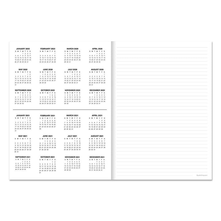 2020 Golden Dots Medium Monthly Planner