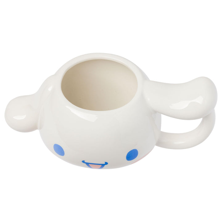 Silver Buffalo Sanrio Hello Kitty and Friends Cinnamoroll Ceramic 3D Sculpted Mug, 20 Ounces