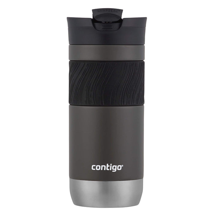 Contigo Byron Vacuum-Insulated Stainless Steel Travel Mug with Leak-Proof Lid, Reusable Coffee Cup or Water Bottle,BPA-Free, Keeps Drinks Hot or Cold for Hours, 16oz, 2 Count (Pack of 1), Sake&Juniper