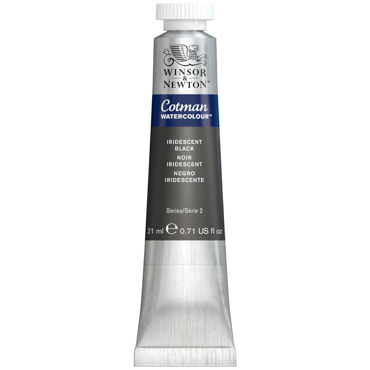 Winsor & Newton Cotman Watercolor Paint, 21ml (0.71-oz) Tube, Iridescent Black 0.71-oz Tube