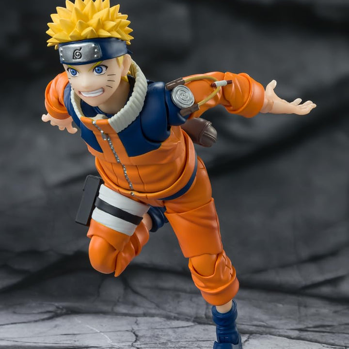 TAMASHII NATIONS - Naruto - Naruto Uzumaki -The No.1 Most Unpredictable Ninja-, Bandai Spirits S.H.Figuarts Action Figure Naruto Uzumaki -the No.1 Most Unpredictable Ninja-