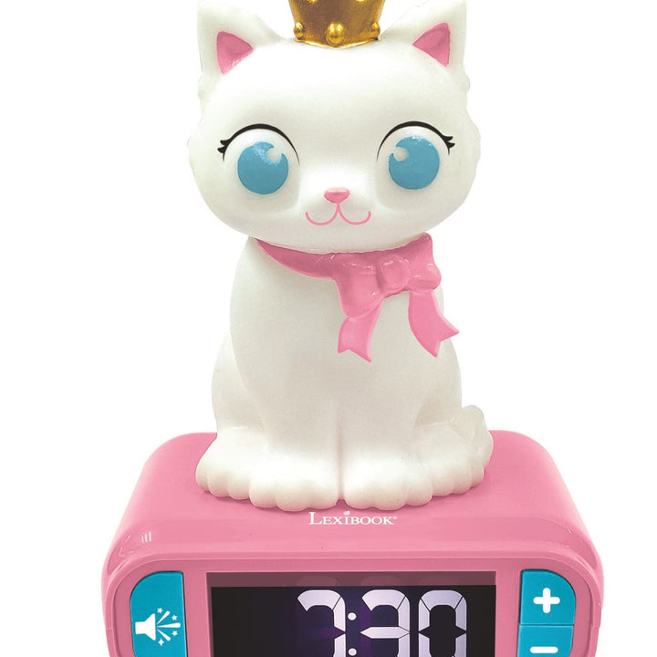 Lexibook - Unicorn Digital Alarm Clock for Kids with Night Light, Snooze and Unicorn Sound Effects, Childrens Clock, Luminous Unicorn, Pink Colour - RL800UNI