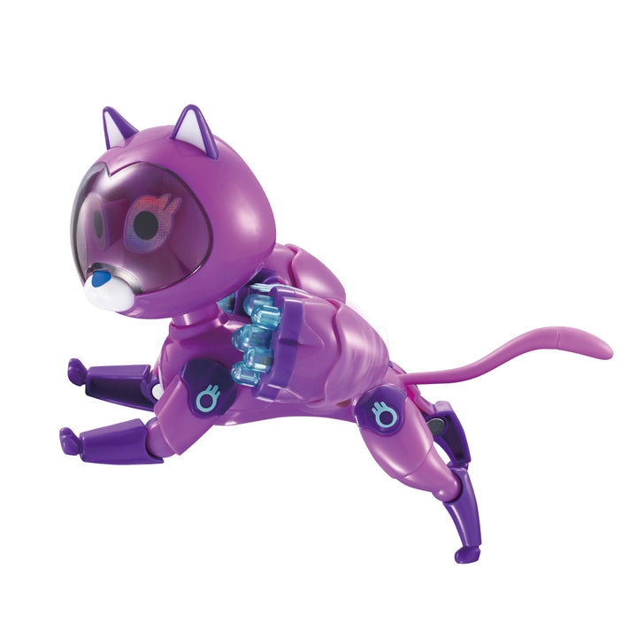 Alpha Group Petronix Defenders Max Mode Pet Kitt-10, Little Purple Cat Figures, with Moveable Joints Kids Toys for Boys and Girls Ages 3 and up Emma