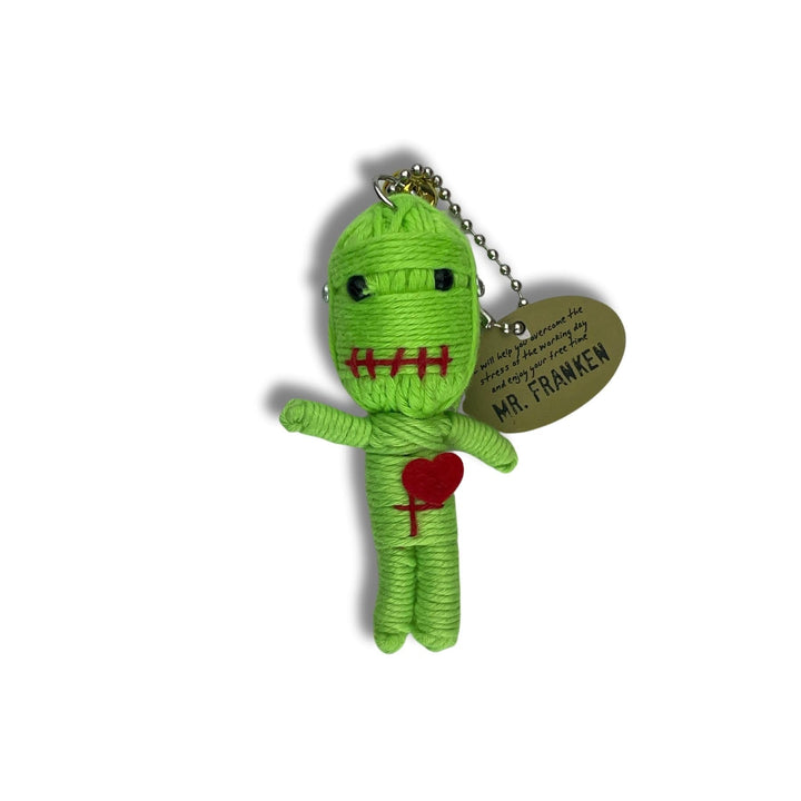 Watchover Voodoo 3-Inch Mr. Franken Keychain - Handcrafted Gift to Bring Good Luck and Positivity Everywhere You Go