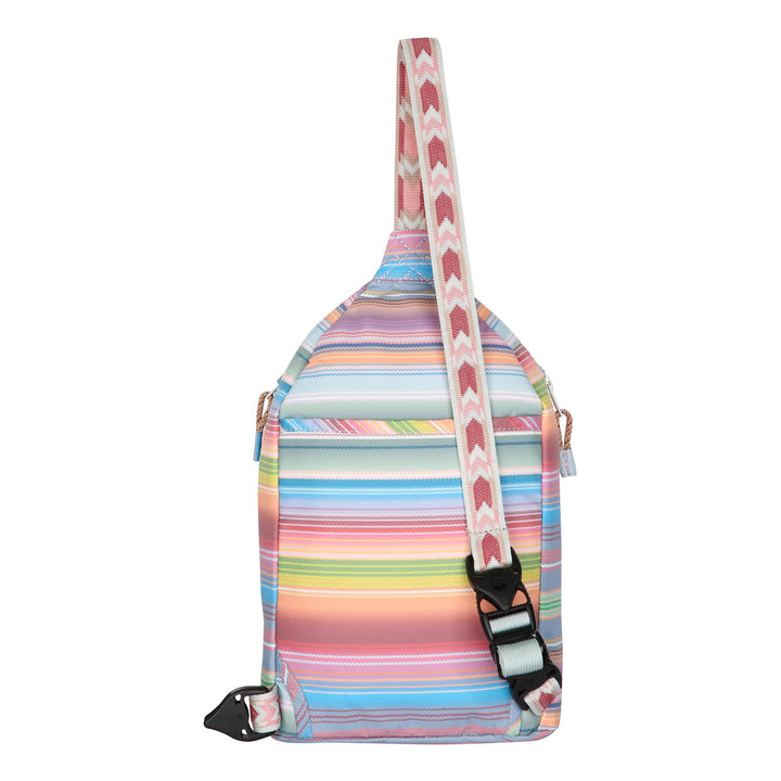 KAVU Yoho Sling Semi Padded Sling Pack Rucksack - Rainbow Run One Size