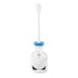 OXO Good Grips Compact Toilet Brush & Canister, White, 6" x 4-3/4" x 17-1/4" h 1 Count (Pack of 1)