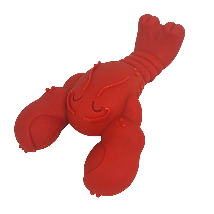 NYLABONE Lobster Dog Toy Power Chew  Cute Dog Toys for Aggressive Chewers  with a Funny Twist! Filet Mignon Flavor, X-Large/Souper