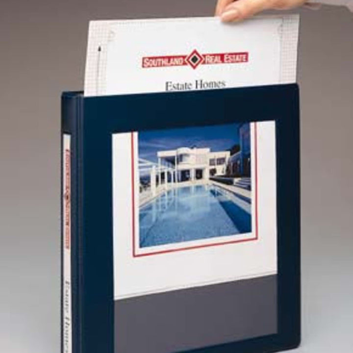 Avery Heavy-Duty Framed View 3-Ring Binder, 1.5" EZD Rings, 1 Navy Blue Binder (68059) 1.5 inch