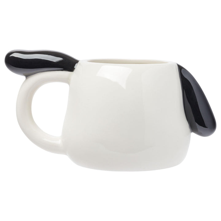 Silver Buffalo Sanrio Hello Kitty and Friends Pochacco Ceramic 3D Sculpted Mug, 20 Ounces