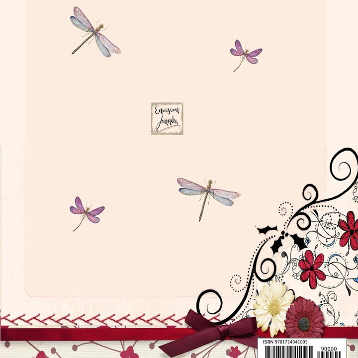 2018-2019 15 Month Planner: Dragonflies & Red Velvet Flowers Monthly and Weekly Planner