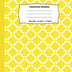 Yellow Composition Notebook: Yellow Marble Composition Notebook - 7.5" X 9.25" 110 Pages Wide Ruled - For Back To School Supplies. Perfect As Note Book Or Exercise Book For School Or College.