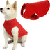 Gooby Stretch Fleece Vest Dog Sweater - Red, Medium - Warm Pullover Fleece Dog Jacket - Winter Dog Clothes for Small Dogs Boy or Girl - Dog Sweaters for Small Dogs to Dog Sweaters for Large Dogs Medium Length (11.5")