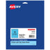 Avery Printable Tickets, Bright Blue Colored Cardstock, 1.75" x 5.5", Laser/Inkjet, 250 Tickets (16436) 1.75 x 5.5