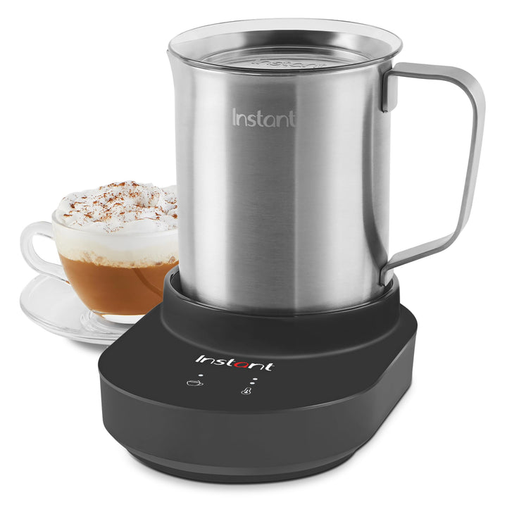 Instant Pot Instant Magic Froth 9-in-1 Electric Milk Steamer and Frother,17oz Stainless Steel Pitcher,Hot and Cold Foam Maker and Milk Warmer for Lattes,Cappuccinos,Macchiato