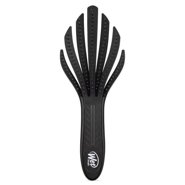 Wet Brush Go Green Curl Detangler Hair Brush - Black - Ultra-Soft IntelliFlex Detangling Bristles Glide Through Tangles with Ease - Great For Curly Hair - No Split Ends & Pain-Free for Wet or Dry Hair