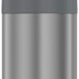 THERMOS FUNTAINER Water Bottle with Straw - 12 Ounce, Grey - Kids Stainless Steel Vacuum Insulated Water Bottle with Lid Gray FUNTAINER 12 Ounce Bottle