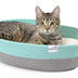 Kitty City Cat Bed, Cotton, 14"W x 19"L x 5"H