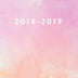 2018 - 2019: 18 Month Weekly & Monthly Planner: Pink Watercolor, Daily, Weekly, Monthly, January 2018 - June 2019