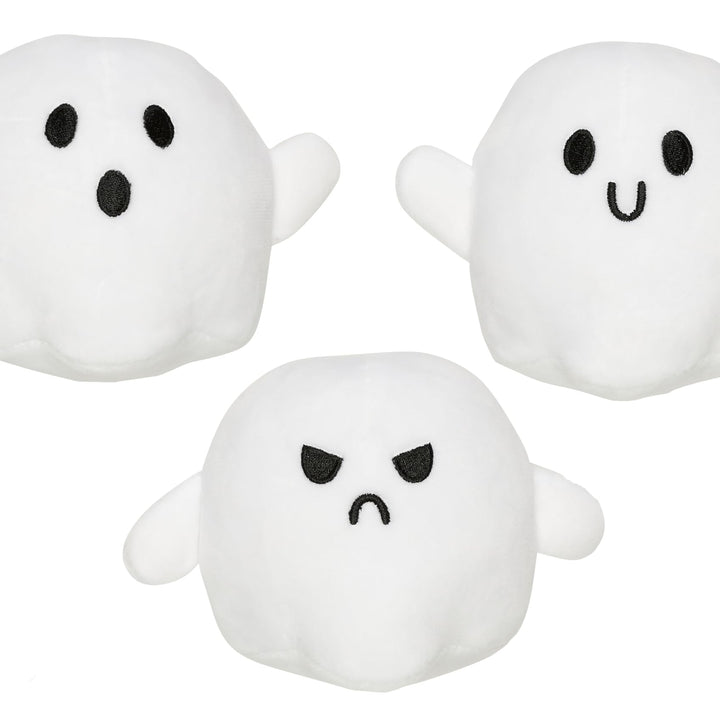 Pearhead Plush Squeaky Ghost Dog Toys, Halloween Stuffed Pet Toy, Dog Owner Must Have Accessories, Spooky Ghosts Fall Dog Toys, Set of 3 Ghost Pet Toy Set